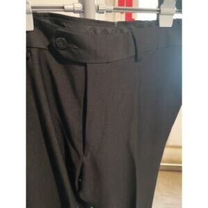 Haggar 34x32 Men's Black Slacks Dress Suit Pants Comfort Stretch